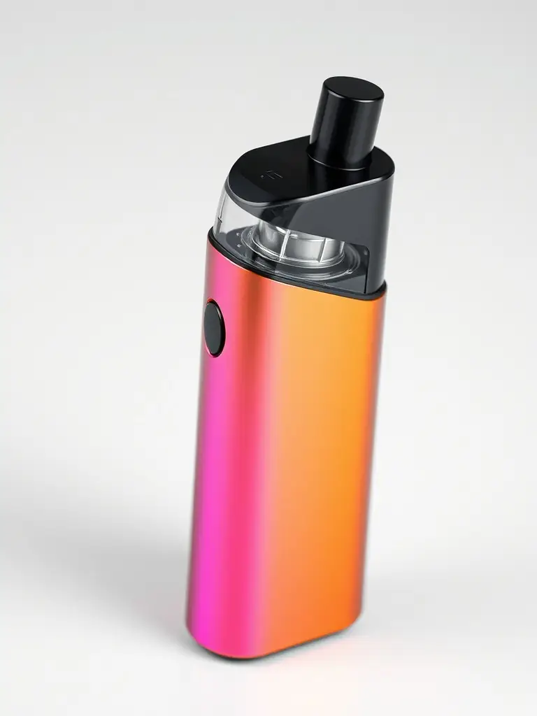 An eco-friendly biodegradable disposable vape device, emphasizing its sustainable materials and environmentally conscious design. The image promotes the device's appeal to eco-conscious brands and consumers.